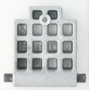 Gegenplatte Andruckplatte passend für Gardenline GLLH 2543 Gartenhäcksler  - Bild 1 von 2