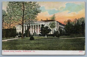 1909 Norfolk Ospedale Navale Norfolk VA cartolina D3 - Foto 1 di 2