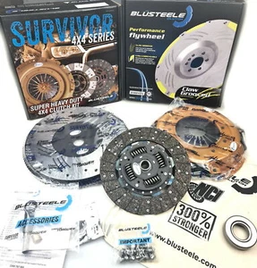 X Heavy Duty Clutch Kit & Billet Flywheel For Toyota Landcruiser HZJ80 1HZ - Picture 1 of 9