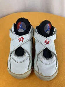 VTG 1993 Nike Jordan 8 VIII Boys Shoes Kids Toddler 5.5 Bugs OG 1990s 150164 - Picture 1 of 8