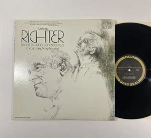 Erich Leinsdorf Sviataslav Richter Brahms Classical RCA Gold Seal Vinyl LP - Picture 1 of 4