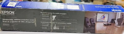 Epson ES1000 50-inch Ultra Portable Tabletop Projection Screen - Image 1 of 3