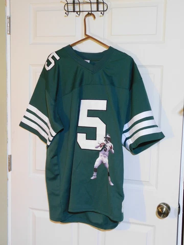 Mitchell & Ness Throwbacks NFL Eagles #5 Donovan McNabb 2004 Jersey. Size 54 2XL Cover