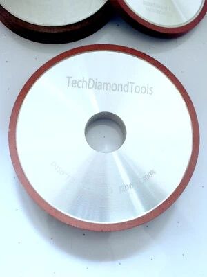 TechDiamondTools 6 inch Resin Bond Wheel 1A1 Aluminum Body, 3/4 inch Thickness - Image 1 of 4