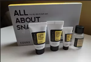 COSRX All about Snail Korean Skincare Gift Set | TSA Approved Travel Size - Picture 1 of 11