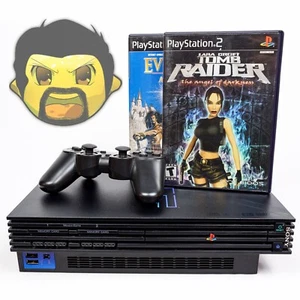Sony PlayStation 2 PS2 Console Fat Bundle w/ Controller & Games SCPH-30001 - Picture 1 of 18