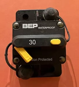 BEP- 30A 9030 Resettable Circuit Breaker AL350309A WATERPROOF IGNITION PROTECTED - Picture 1 of 2