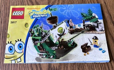LEGO INSTRUCTIONS 3817 SpongeBob SquarePants The Flying Dutchman Booklet Manual - Image 1 of 3