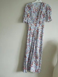 Ghost Vintage Style Poppy Print Dress XS - Picture 1 of 9