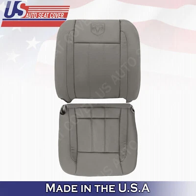 Cubiertas de asiento de cuero caqui para Dodge Ram Laramie 2006 2007 para conductor superior/inferior  Foto 1 de 4