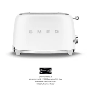 Tostadora SMEG Blanco Mate - 2 Rebanadas - Tomado Eu- TSF01WHMEU - Distribuidor - Imagen 1 de 10