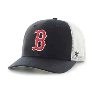 BOSTON RED SOX MLB '47 BRAND WOMEN'S BRANSON MVP SNAPBACK TRUCKER HAT OSFM - Imagen 1 de 2