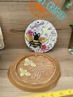 Rubber latex mould mold bumble bee flower welcome plaque garden decor craft