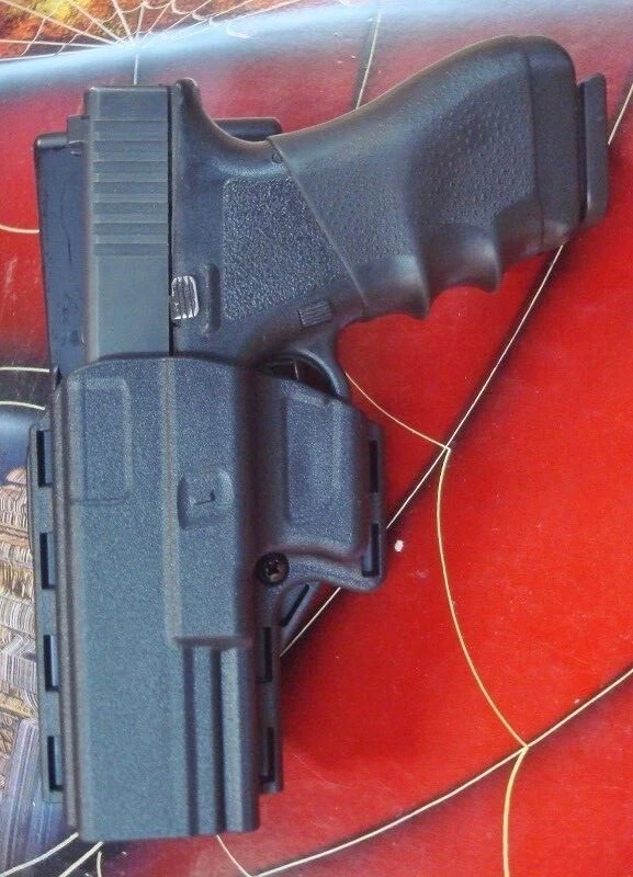 Uncle Mike's Competition Reflex Holster Size 21 Black Left Hand