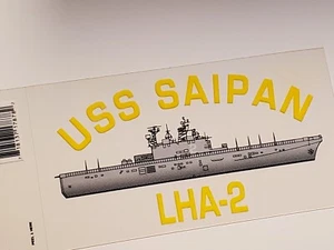 USS SAIPAN LHA-2 Outside Decal/Sticker! Brand New!! Free Shipping! - Picture 1 of 5