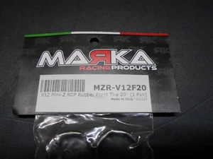 Marka Racing 1/28 Part No MZR-V12F20 Front tyres 20deg Mini Z Atomic Kyosho - Picture 1 of 2