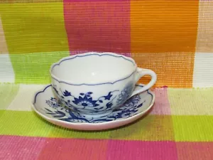 HUTSCHENREUTHER - BLAU ZWIEBELMUSTER - Teetasse + Unterteller d=~14cm MEHR - Bild 1 von 5