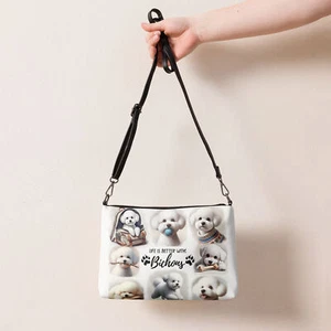 Bichon Frise Handtasche - Umhängetasche - Bild 1 von 2