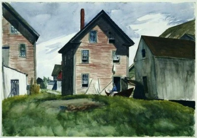 Gloucester Mansion – Edward Hopper 1930 American Realism Art Print - Image 1 of 2