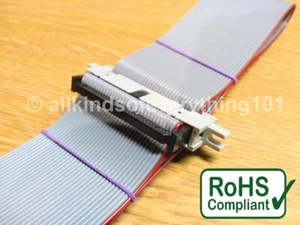 ** 34 WEGE BANDKABEL MIT IDC BUCHSE/STECKER STECKER - 20/30/40 cm - NEU ** - Bild 1 von 5