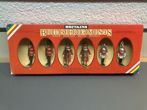 Britains British Toy Soldiers 1982 British-regiments 6 figures in unsealed box