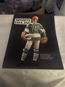 RARE Sports Life Inc.  Sports catalog NHL  NFL MLB NBA w/ order form 1972  - Bild 1 von 5
