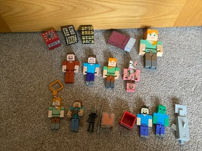 Minecraft Figures Bundle, Buildings Animals Etc - Image 1 of 4