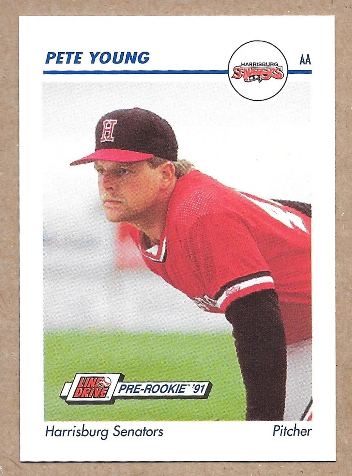 1991 Line Drive AA #273 Pete Young Harrisburg Senators - Image 1 of 2