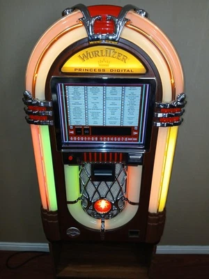 🎵🔊 Wurlitzer OMT PRINCESS Jukebox (Smaller 1015 Bubbler) 🔊🎵 - Image 1 of 4