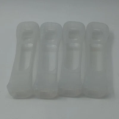 Lote de 4 fundas de silicona transparentes OEM para Nintendo Wii Motion Plus Foto 1 de 4