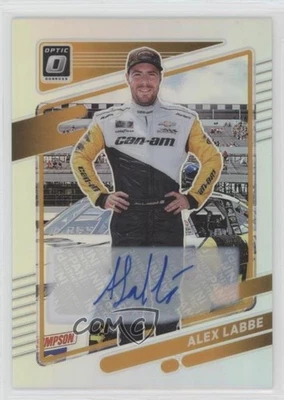 2022 Panini Donruss NASCAR Optic Holo Prizm Signatures /98 Alex Labbe #16 Auto - Image 1 of 2