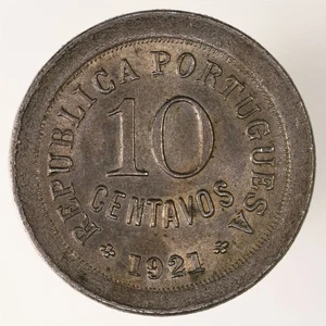 Portugal 1921 10 centavos KM#570 - Imagen 1 de 2