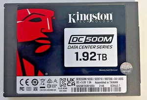 Kingston DC500M Data Center Series Dyski SSD mieszanego użytku - 1,3dwpd 1,92 tb sedc500m/1920g - Zdjęcie 1 z 1