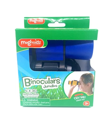 Binoculars for Kids by Magnoidz | 4x30 Magnification | Sturdy Quality | Blue - Image 1 of 4