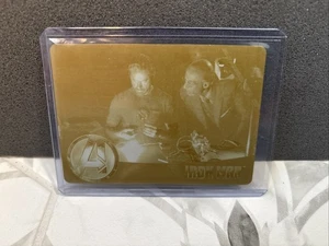 2012 Marvel Avengers Assemble Yellow Printing Plate #1 1/1 Iron Man - Picture 1 of 2