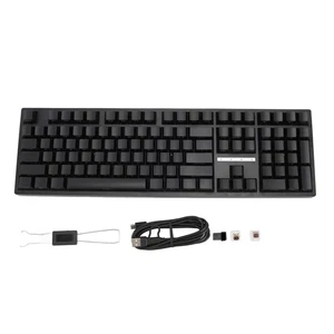 108 Keys Mechanical Keyboard With RGB 100 Percent Brown Switch Keyboard 2.4G NEW - Afbeelding 1 van 12