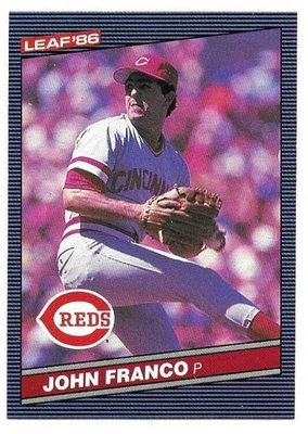 JOHN FRANCO 1986 LEAF CARD MINT CONDITION - Image 1 of 2