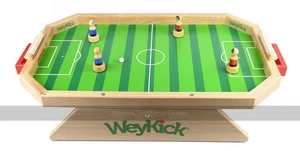 WeyKick Magnetic Wooden Table Football Game, Stadium, 4 Players, Green - Picture 1 of 8