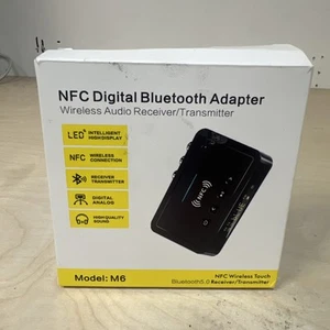 NFC Bluetooth 5.0 émetteur récepteur adaptateur audio sans fil 3,5 mm AUX/RCA/USB - Photo 1/10