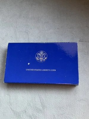 1986 P US Liberty Coins Statue of Liberty Silver Dollar Uncirculated Dollar OGP - Image 1 of 4