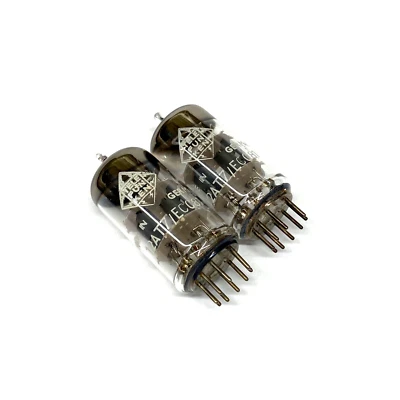 M. Paar ECC81 12AT7 Diamond Bottom NOS Telefunken Germany Valve Röhren (VT2) - Bild 1 von 2
