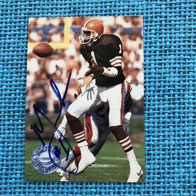 1991 Pro Set Platinum Card Michael Jackson Rookie Cleveland Browns #292 Signed - Image 1 of 4