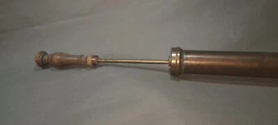 🧯ancienne pompe pulvérisateur sulfateuse laiton seringue bruimeuse 💐🪴🥀🪲🪳🐜 - Photo 1/4