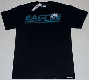 T-SHIRT UOMO PHILADELPHIA EAGLES NFL TEAM APPAREL M L XL NERA MANICA CORTA - Foto 1 di 1