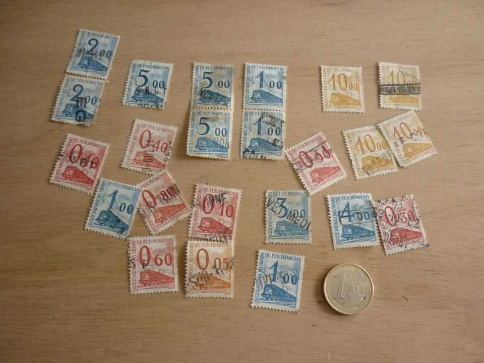 LOT 23 TIMBRES / CHEMINS DE FER FRANCAIS - Photo 1/3