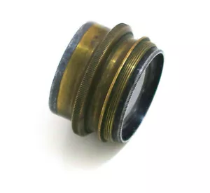 RARE+++ Huttig-ICA Akt-Ges Extra Rapid Helios 200mm f:8 M39 L39 Brass Lens - Photo 1/6
