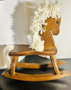 Rocking Horse Only 11x11” - Vintage Crowne Porcelain Doll Collection (Caroline) - Picture 1 of 6