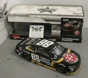 Alex Bowman Chevy 2020 - Adams All Star 1/24 acción NASCAR diecast autografiado - Imagen 1 de 2