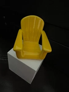 Nora Fleming Nuova Mini Sedia Adirondack Gialla Ritirata A200 - Foto 1 di 4
