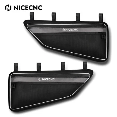 2pcs UTV Lower Door Storage Bags For Polaris RZR XP 4 1000 RZR Turbo S 2014-2024 - Image 1 of 4